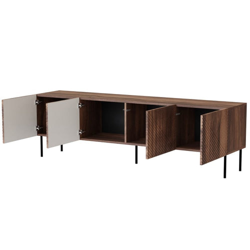 Halmar Mobile TV con 4 ante Artdeco Noce