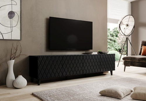 Halmar Mobile TV con 4 ante Asti Nero