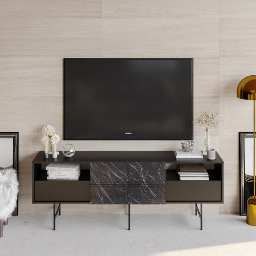 Mobile TV con 4 ante Derin Nero