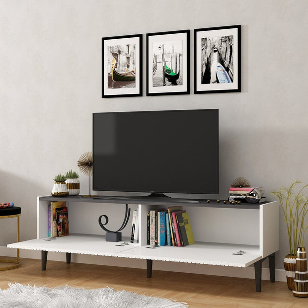 Mobile TV con 4 ante Draw Bianco (3)