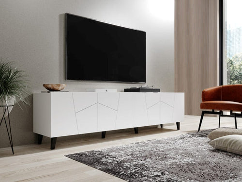 Halmar Mobile TV con 4 ante Etna Bianco