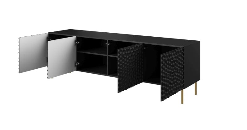 Halmar Mobile TV con 4 ante Hole Nero