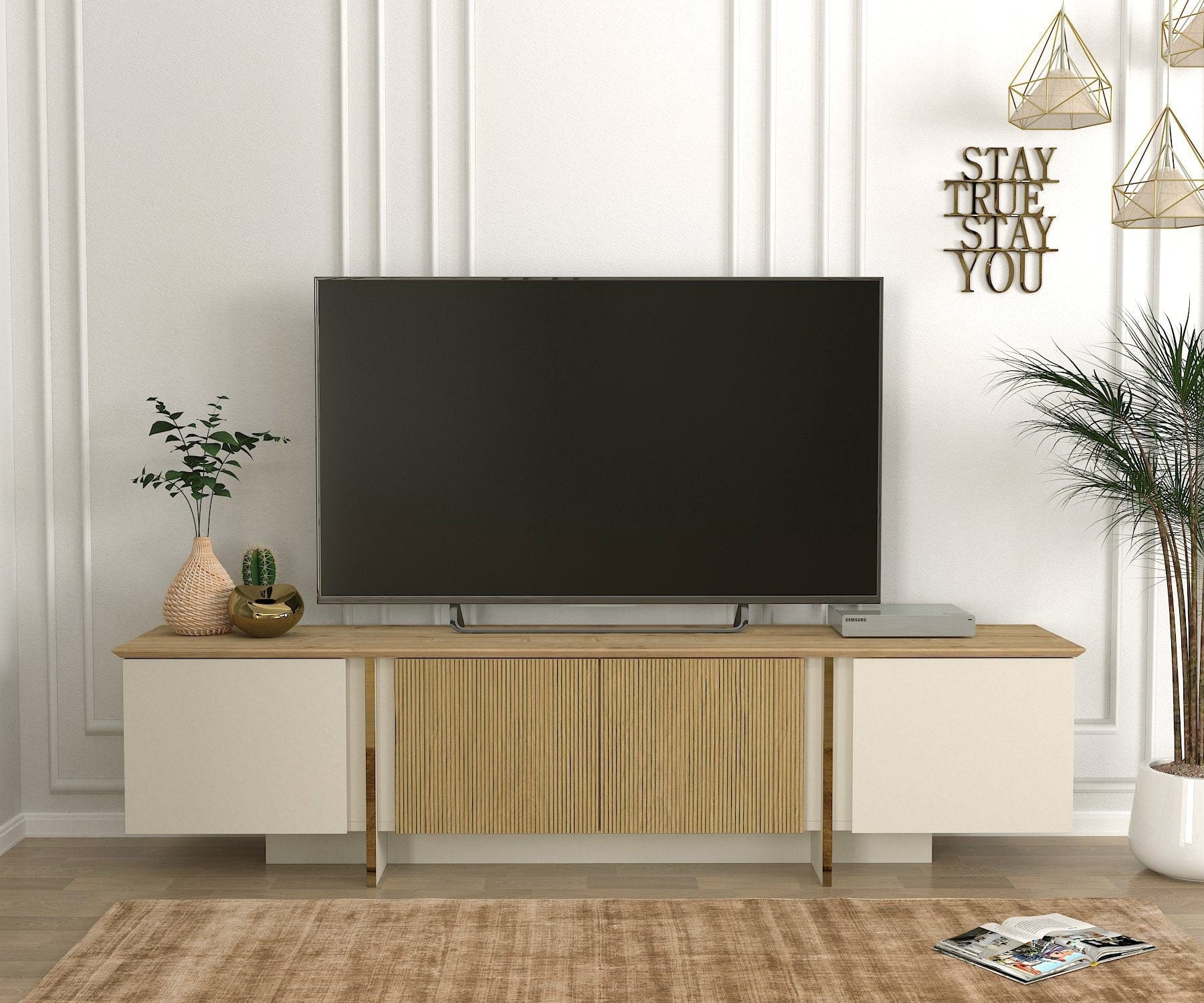 Mobile TV con 4 ante Sion Crema