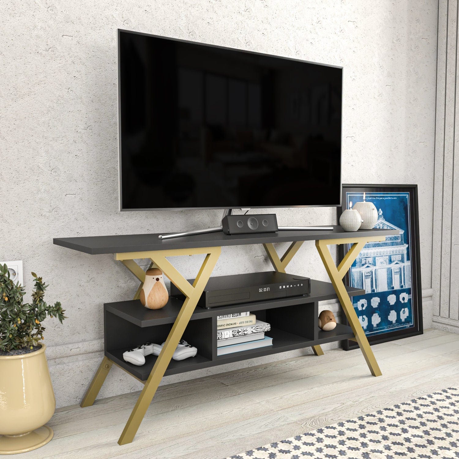 Mobile TV Minerva Oro (1)