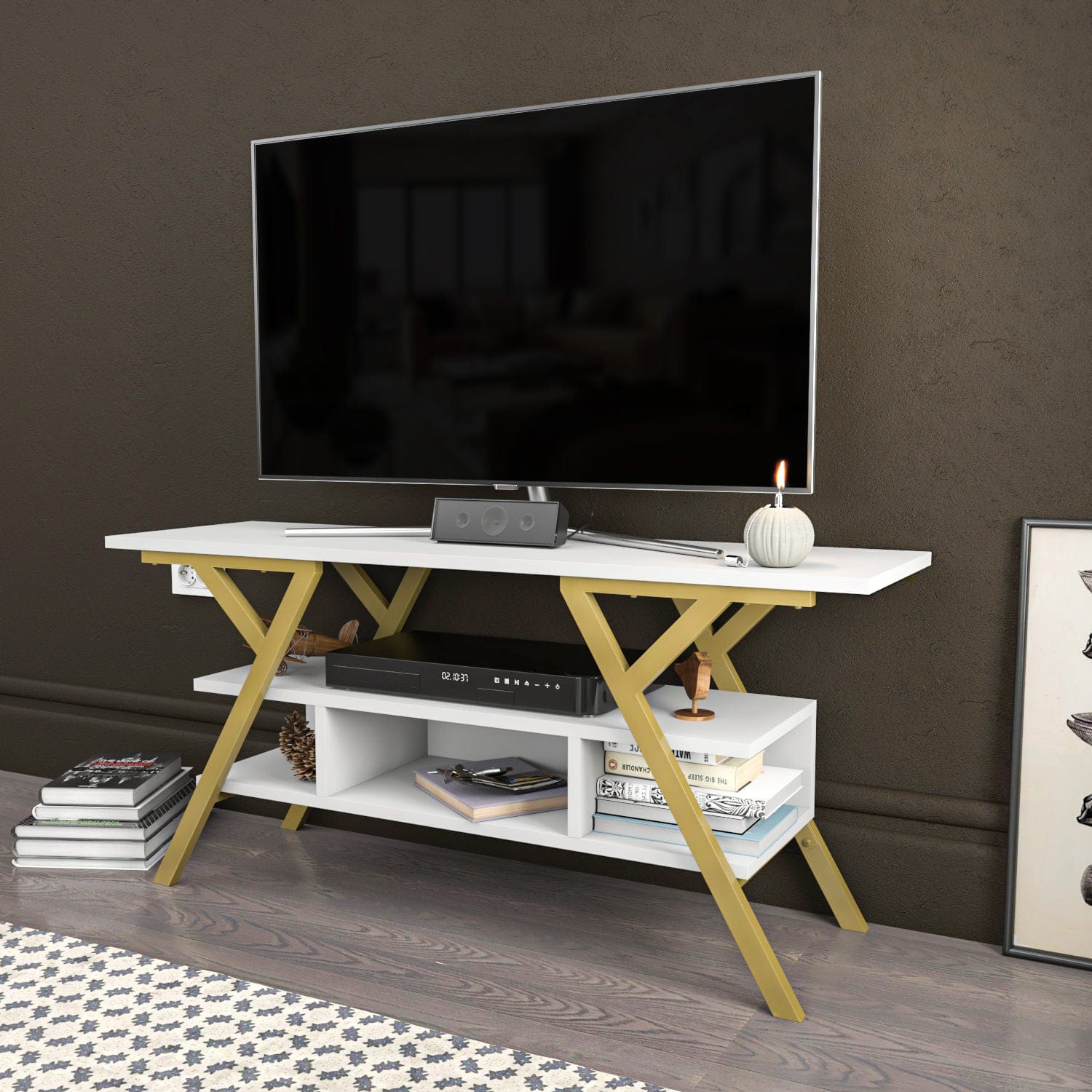 Mobile TV Minerva Oro (2)