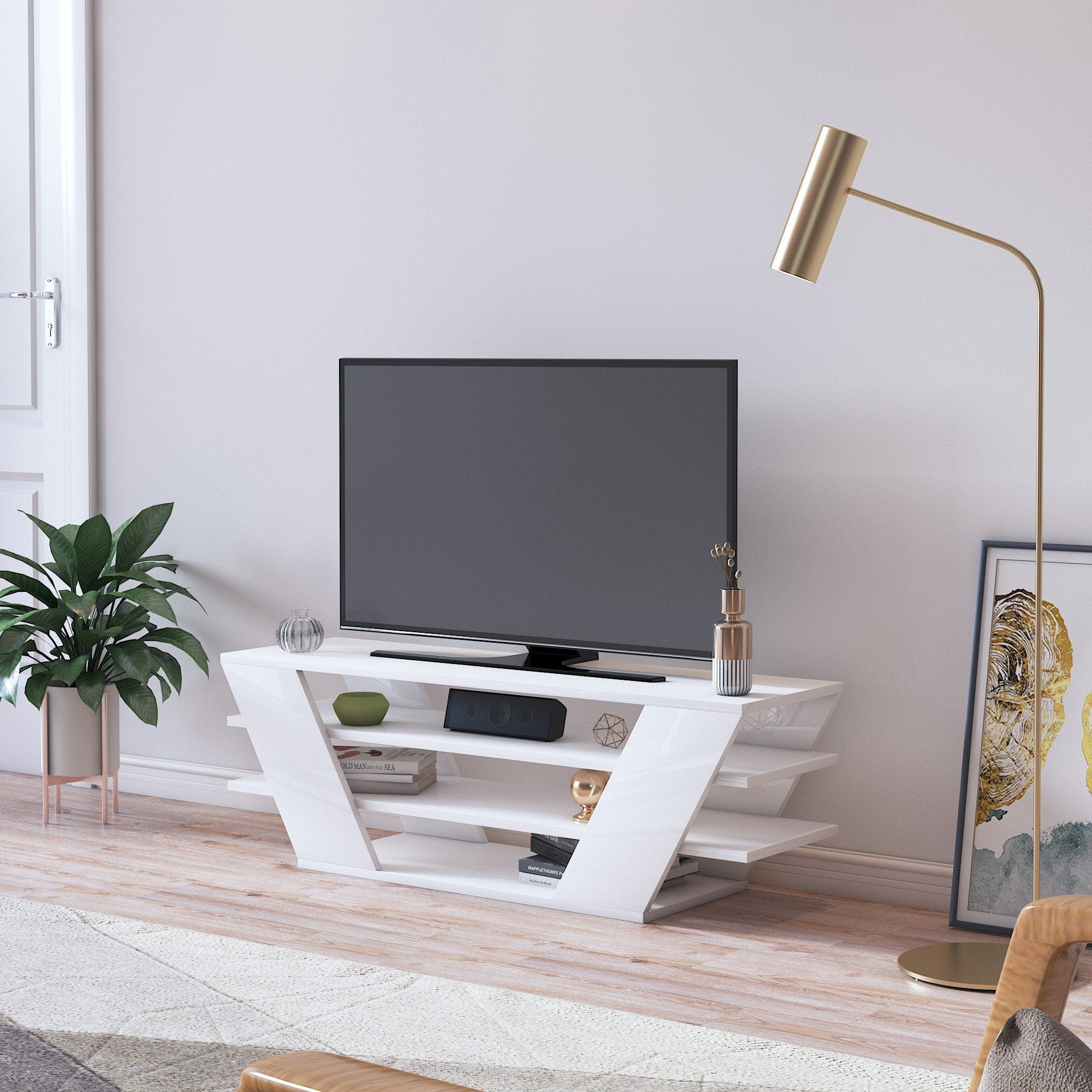Mobile TV Wagner Bianco (2)
