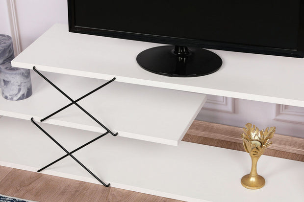 Mobile TV Zigzag Bianco (2)