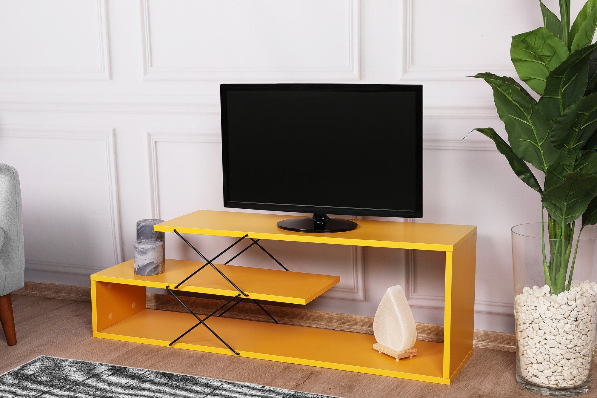 Mobile TV Zigzag Giallo (1)