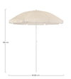 Bizzotto Ombrellone da giardino Bahamas Crema