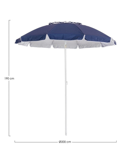 Bizzotto Ombrellone da giardino Caracas Blu