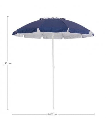 Bizzotto Ombrellone da giardino Caracas Blu