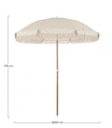 Bizzotto Ombrellone da giardino Curacao Beige