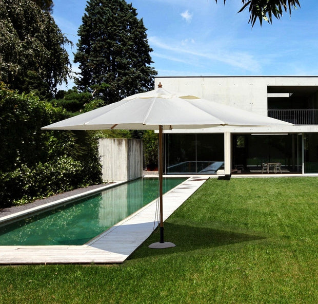 Bizzotto Ombrellone da giardino Eclipses Grande Avorio
