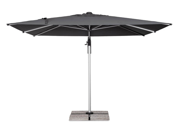 Bizzotto Ombrellone sospeso da giardino Aries B Grigio