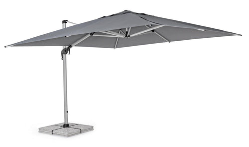Bizzotto Ombrellone sospeso da giardino Calis Grigio