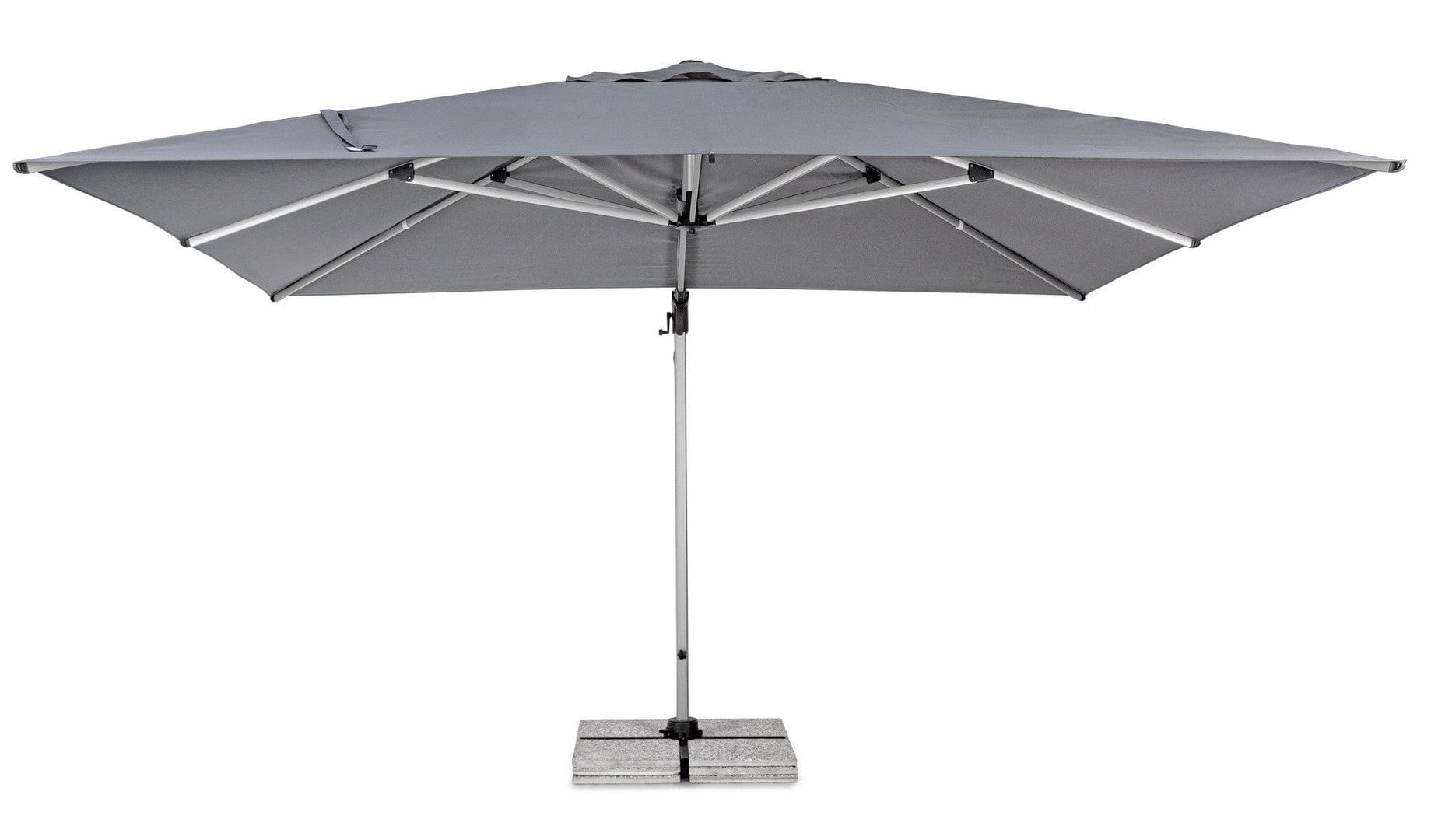 Bizzotto Ombrellone sospeso da giardino Calis Grigio