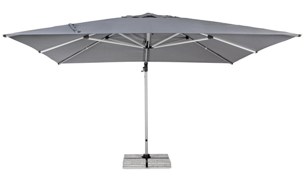 Bizzotto Ombrellone sospeso da giardino Calis Grigio