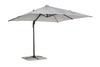 Bizzotto Ombrellone sospeso da giardino con illuminazione Ines Grigio