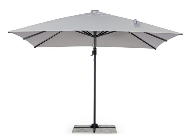 Bizzotto Ombrellone sospeso da giardino con illuminazione Ines Grigio