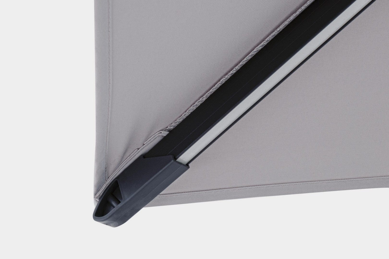 Bizzotto Ombrellone sospeso da giardino con illuminazione Ines Grigio