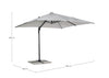 Bizzotto Ombrellone sospeso da giardino con illuminazione Ines Grigio