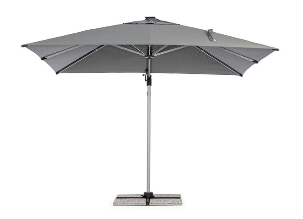 Bizzotto Ombrellone sospeso da giardino con illuminazione Ines Grigio