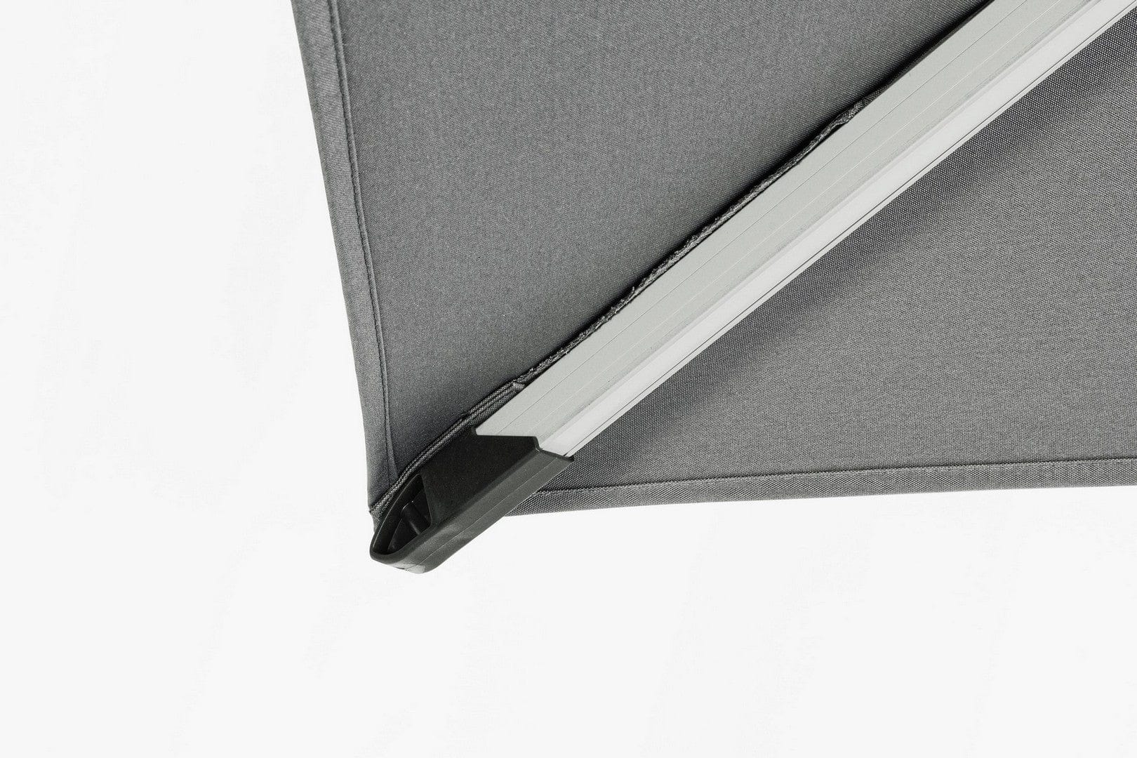 Bizzotto Ombrellone sospeso da giardino con illuminazione Ines Grigio