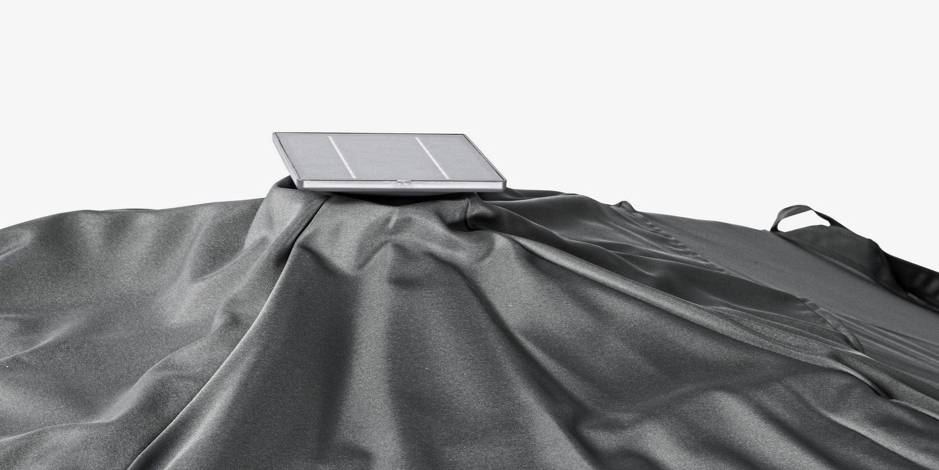 Bizzotto Ombrellone sospeso da giardino con illuminazione Ines Grigio
