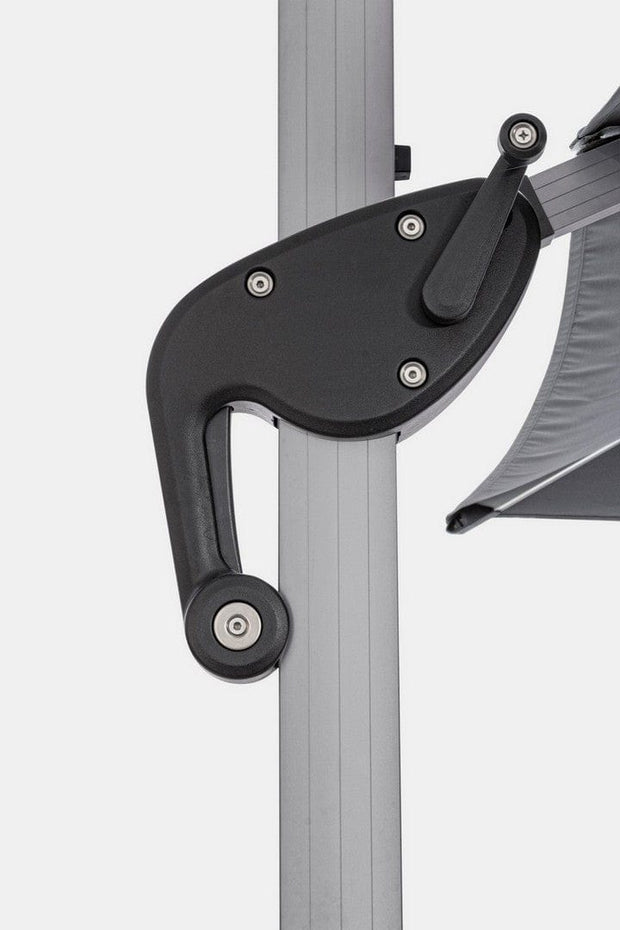 Bizzotto Ombrellone sospeso da giardino con illuminazione Ines Grigio