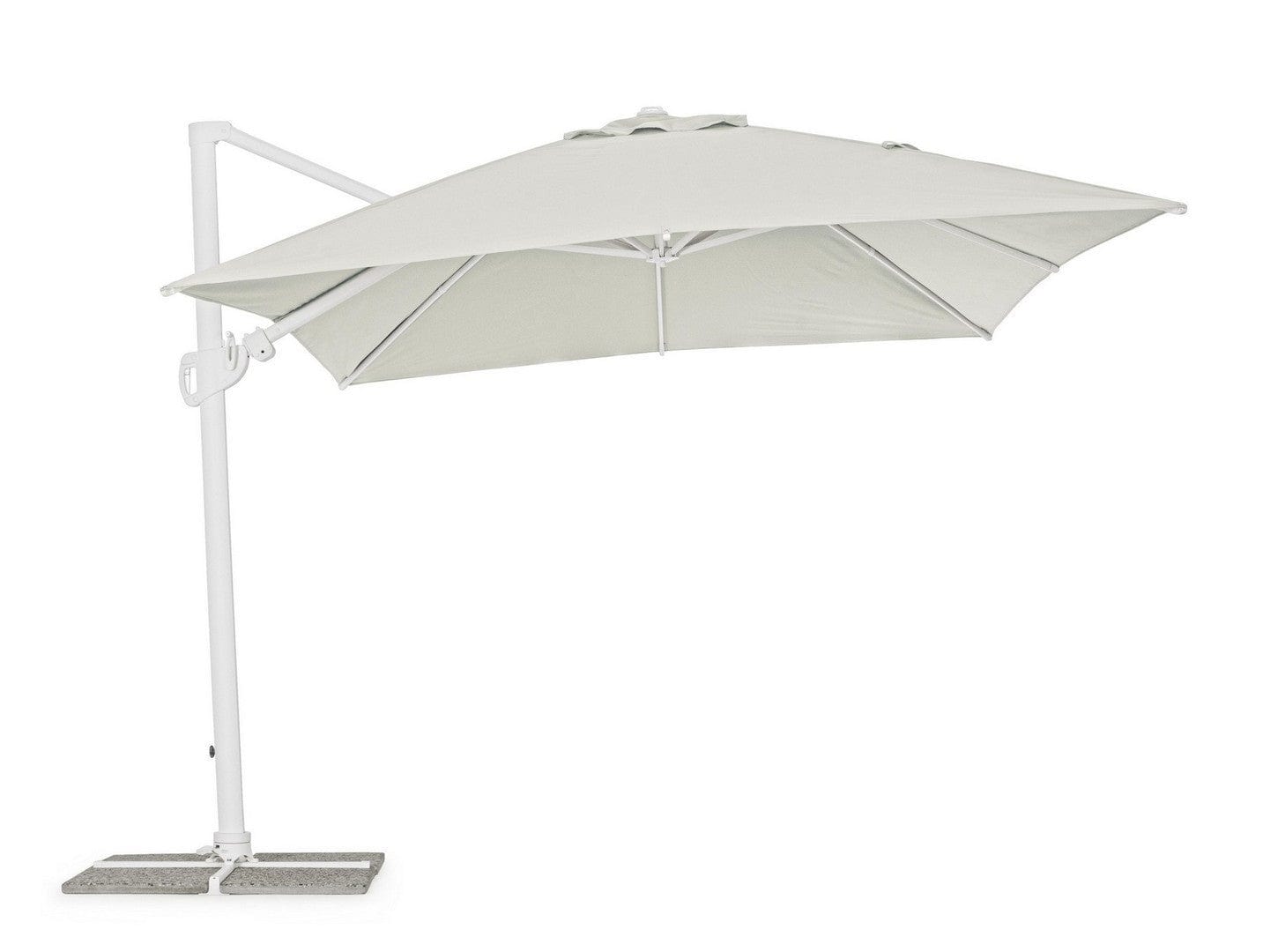 Bizzotto Ombrellone sospeso da giardino Eden B Grigio