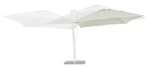 Bizzotto Ombrellone sospeso da giardino Eden B Grigio