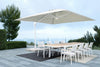 Bizzotto Ombrellone sospeso da giardino Eden C Grigio
