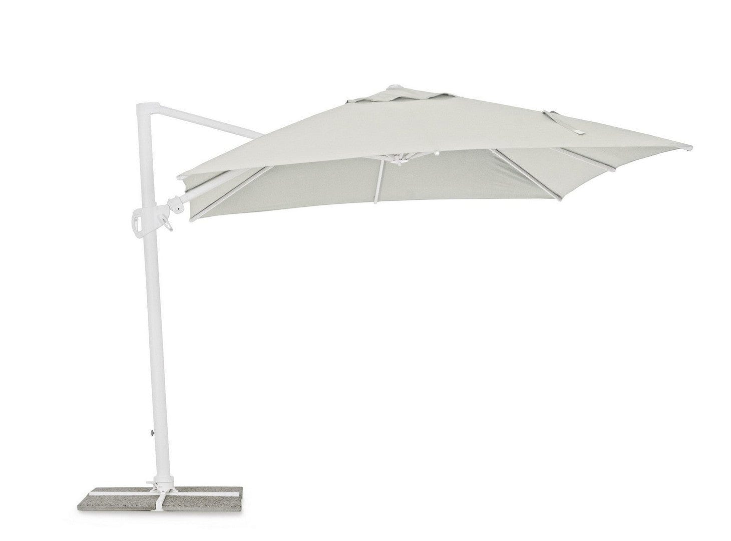 Bizzotto Ombrellone sospeso da giardino Eden C Grigio