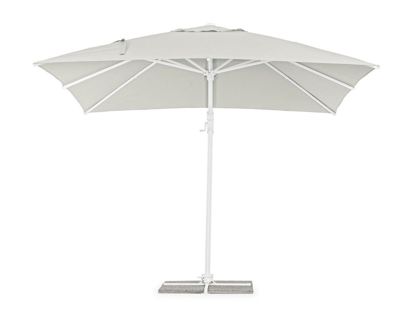Bizzotto Ombrellone sospeso da giardino Eden C Grigio