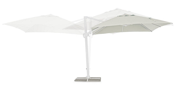 Bizzotto Ombrellone sospeso da giardino Eden C Grigio