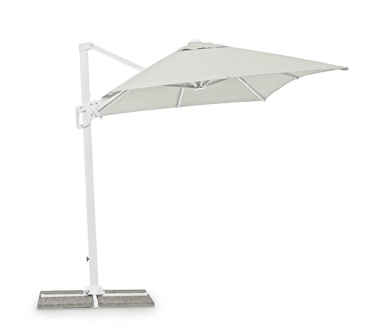 Bizzotto Ombrellone sospeso da giardino Eden D Grigio