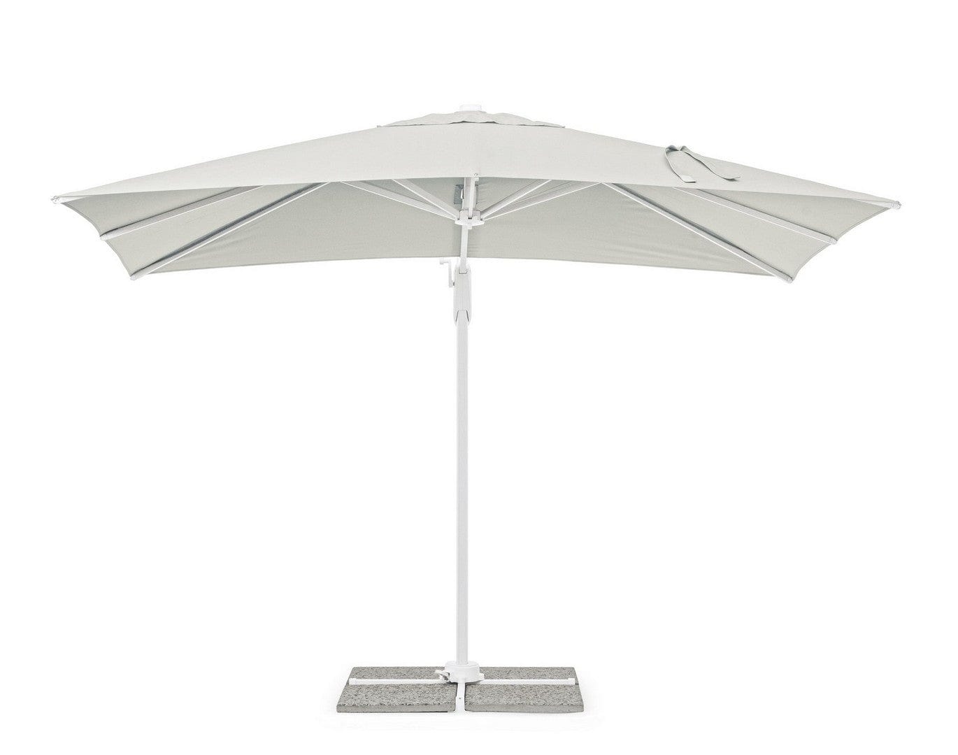 Bizzotto Ombrellone sospeso da giardino Eden D Grigio