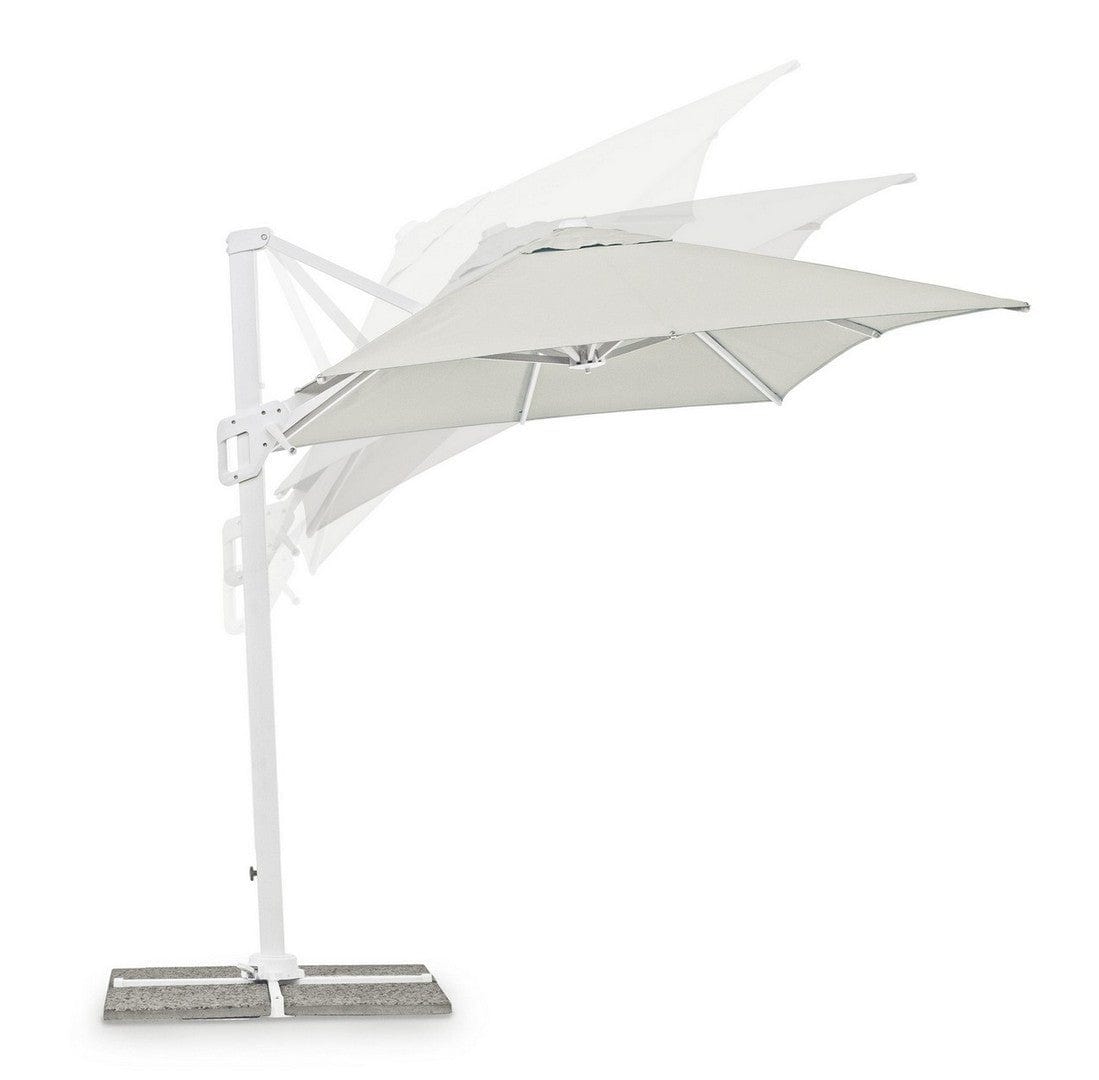 Bizzotto Ombrellone sospeso da giardino Eden D Grigio