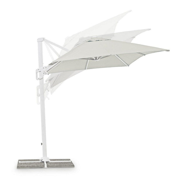 Bizzotto Ombrellone sospeso da giardino Eden D Grigio