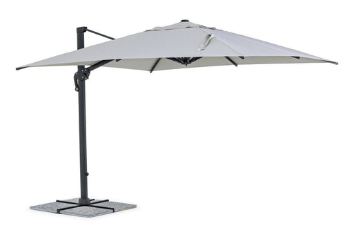 Bizzotto Ombrellone sospeso da giardino Ines B Grigio
