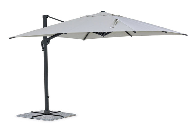 Bizzotto Ombrellone sospeso da giardino Ines B Grigio