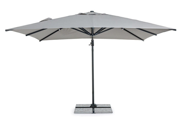 Bizzotto Ombrellone sospeso da giardino Ines B Grigio