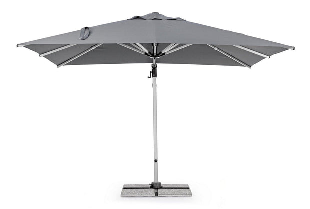 Bizzotto Ombrellone sospeso da giardino Ines B Grigio