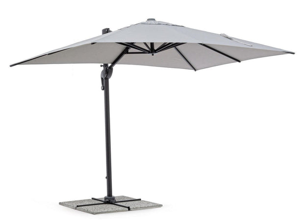 Bizzotto Ombrellone sospeso da giardino Ines C Grigio