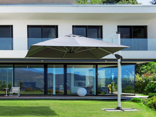 Bizzotto Ombrellone sospeso da giardino Ines D Grigio