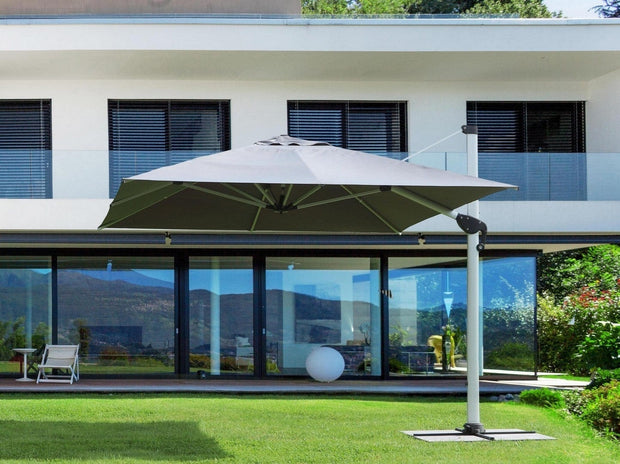 Bizzotto Ombrellone sospeso da giardino Ines D Grigio
