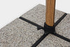 Bizzotto Ombrellone sospeso da giardino Orion A Beige