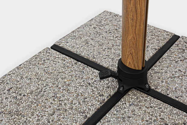 Bizzotto Ombrellone sospeso da giardino Orion A Beige