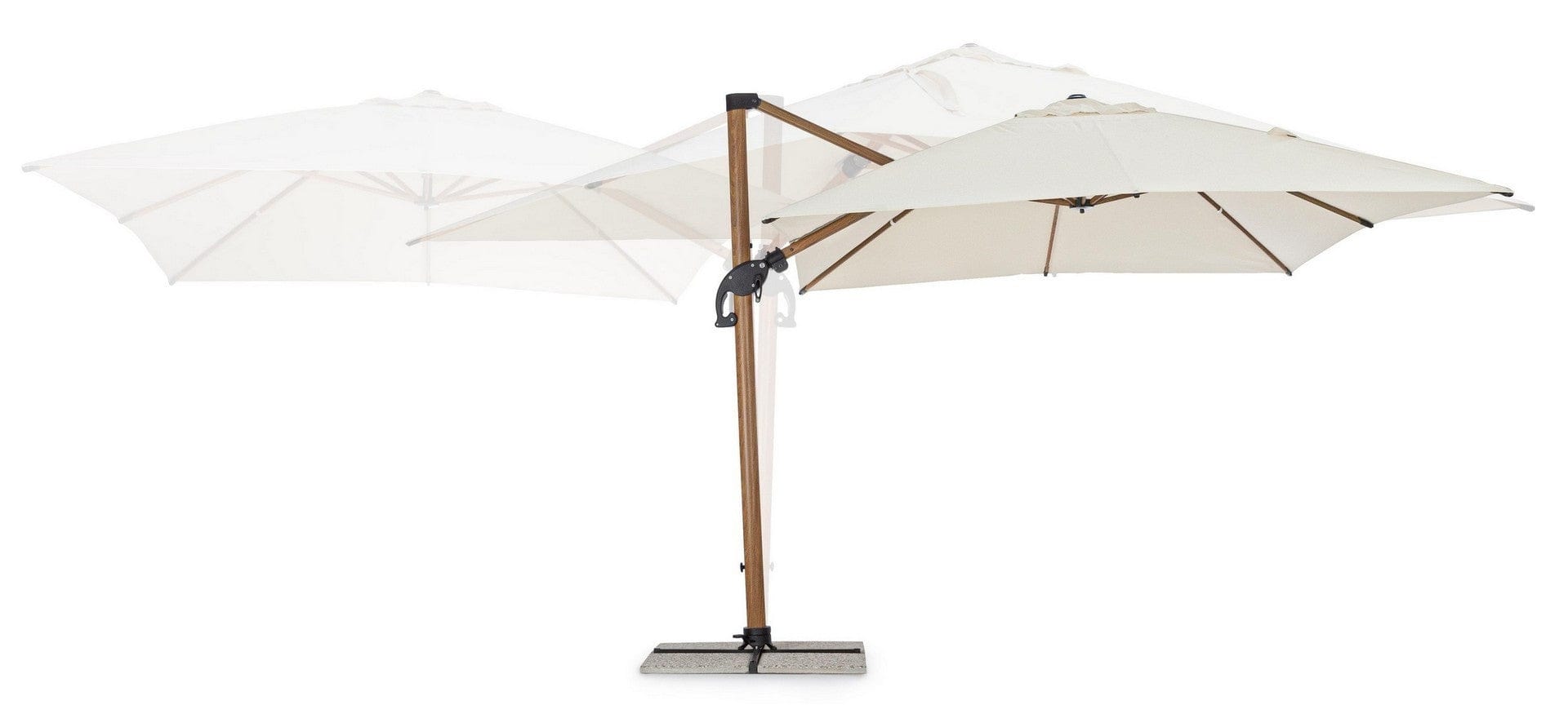 Bizzotto Ombrellone sospeso da giardino Orion B Beige