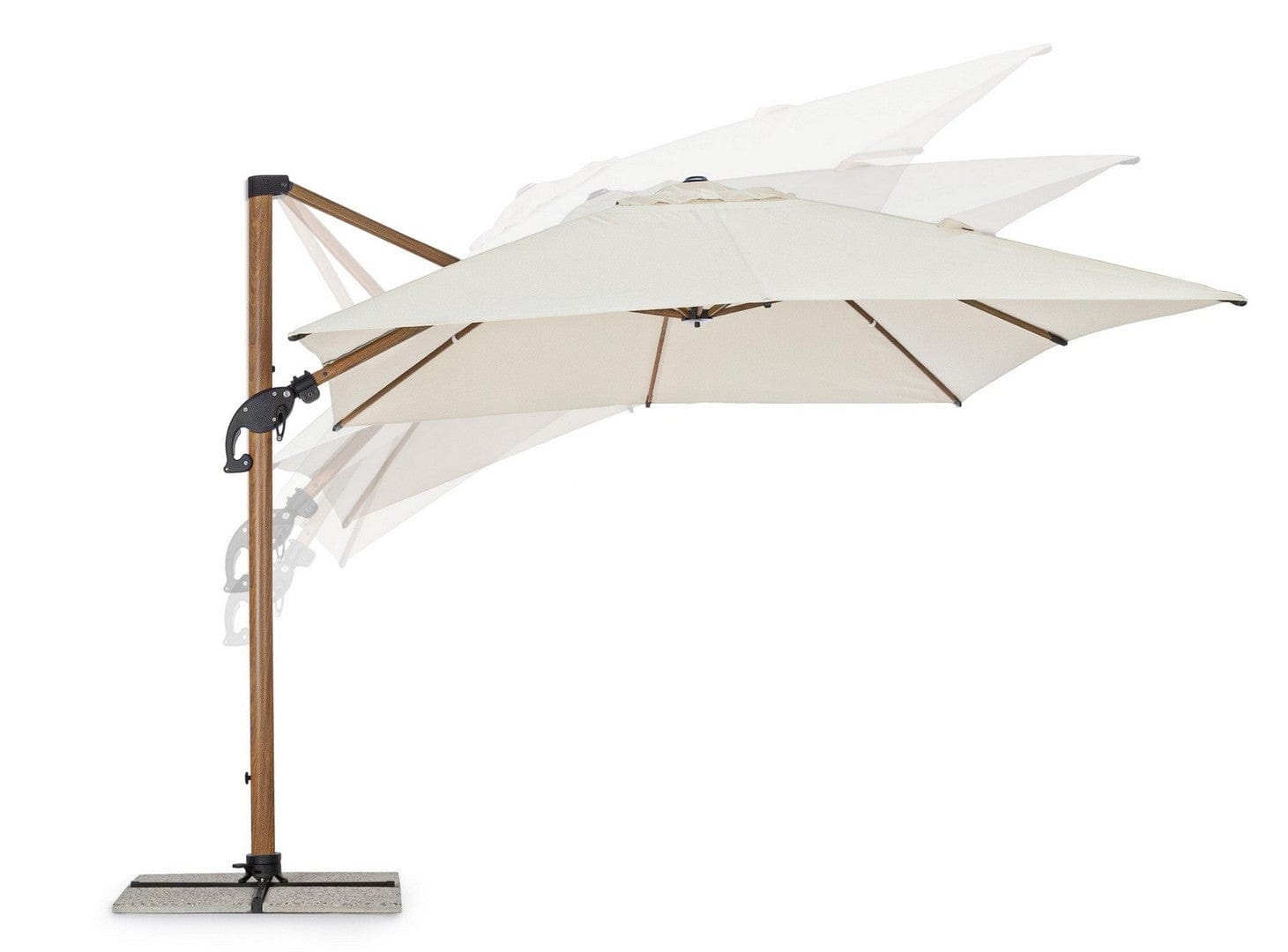 Bizzotto Ombrellone sospeso da giardino Orion B Beige